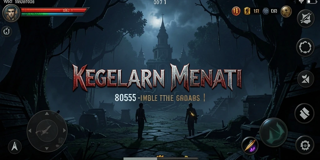 Screenshot gameplay 8055 yang menegangkan dan menyeramkan.