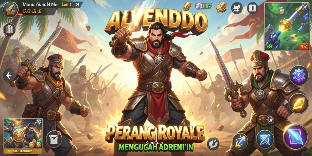 Gameplay seru dan menegangkan di ALVENDO.