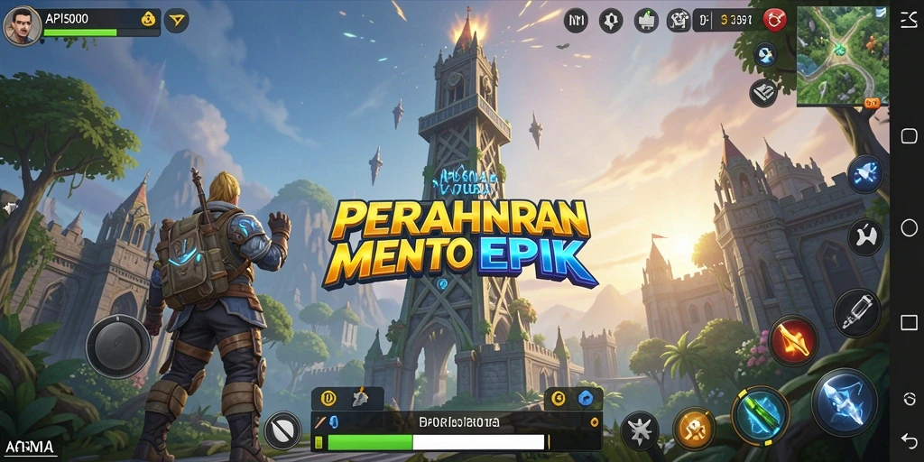 Screenshot aktivitas gameplay menara dalam API5000 yang menegangkan.