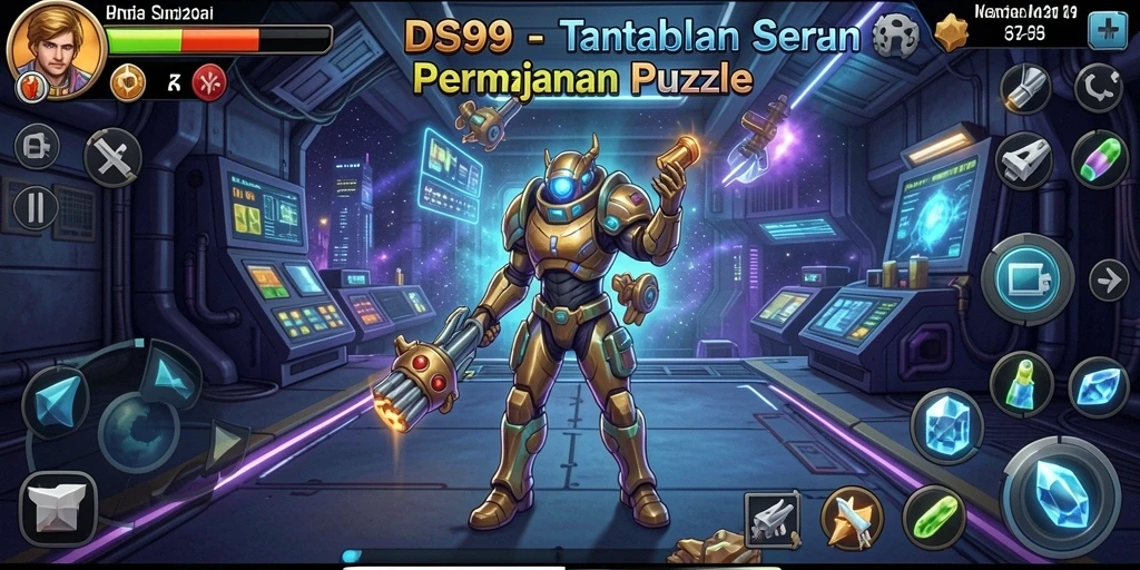 Tampilan gameplay DS99 yang menantang dan menarik.