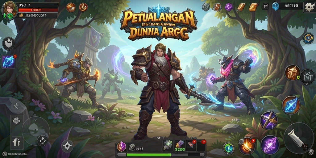 Gameplay ARPG yang mendebarkan dan penuh aksi.
