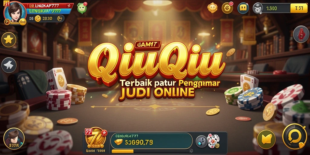 Screenshot gameplay QiuQiu di LENGKAP777 yang seru dan menegangkan.