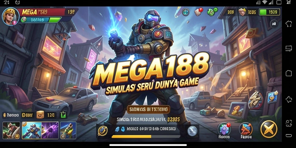 Tampilan gameplay MEGA188 yang memukau dan interaktif.