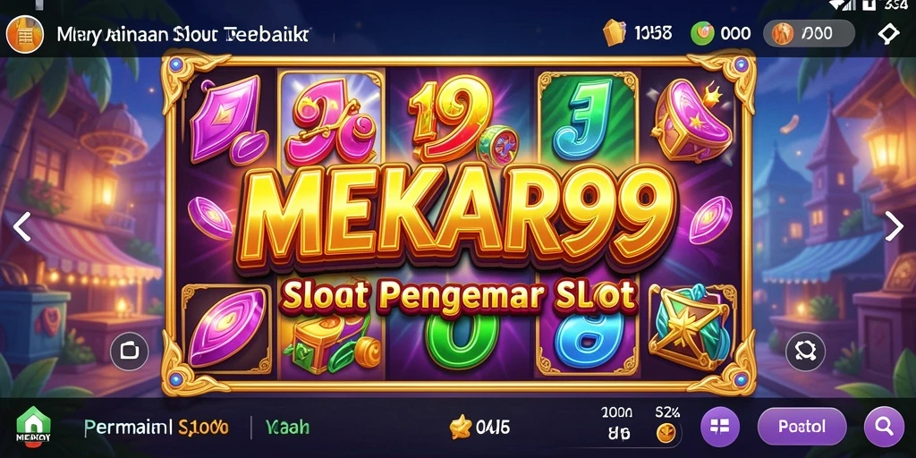 Tampilan gameplay menarik dari MEKAR99 yang menunjukkan keseruan slot.